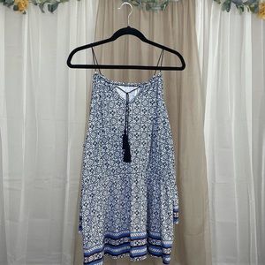 Indy navy blue blouse